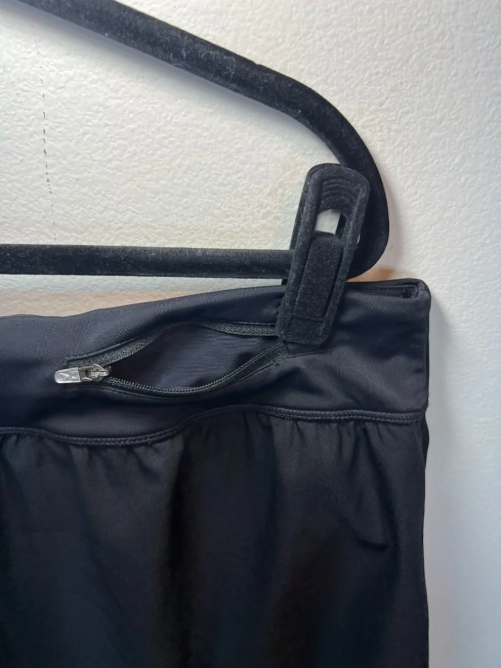 Nike Solid Element Board Skirt Skort Black Activewear Athleisure Zip Pocket  XXL